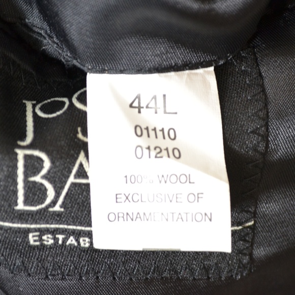 Jos A Bank 44L Sport Coat Blazer Suit Jacket - Picture 8 of 8